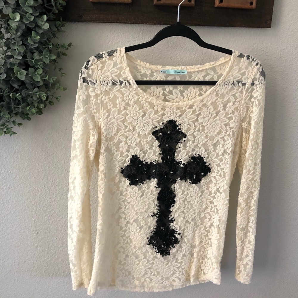 Cross Lace Long Sleeve